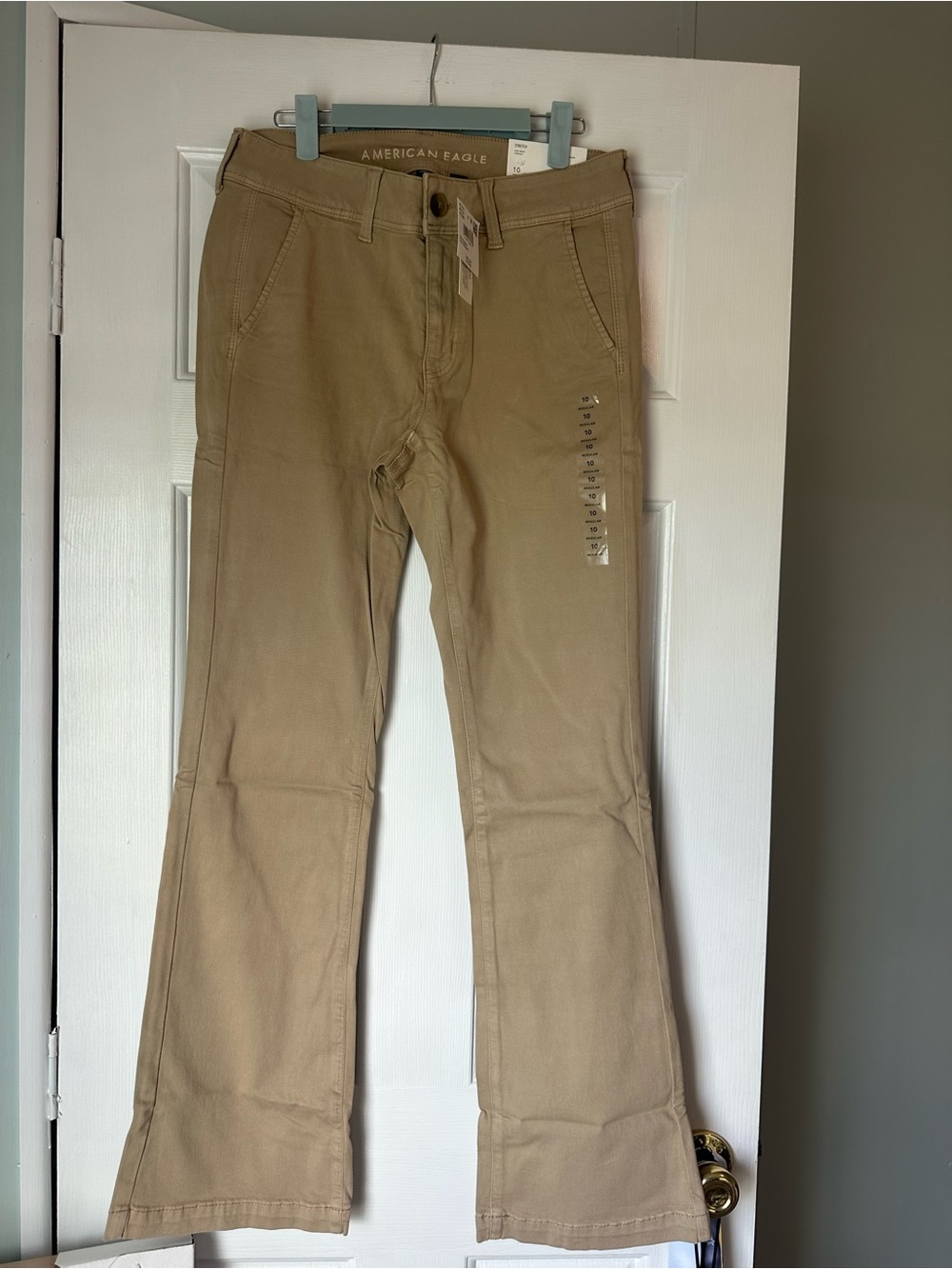 American Eagle Outfitters Tan Boot Cut Pants